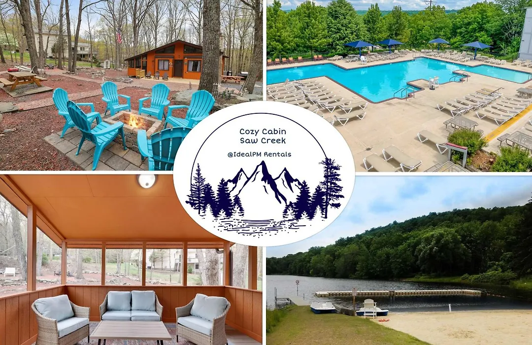 Premier Cozy Cabin - Free Amenities & Comm Indoor Pools-1