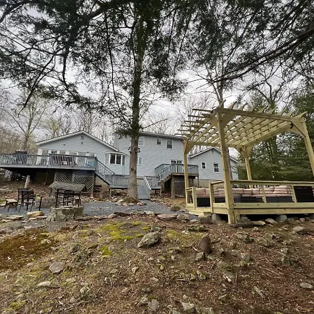 Poconos Home With Marshall'S Creek Views - Nearby Ski, Huge Private 6 Bedroom Home!-3